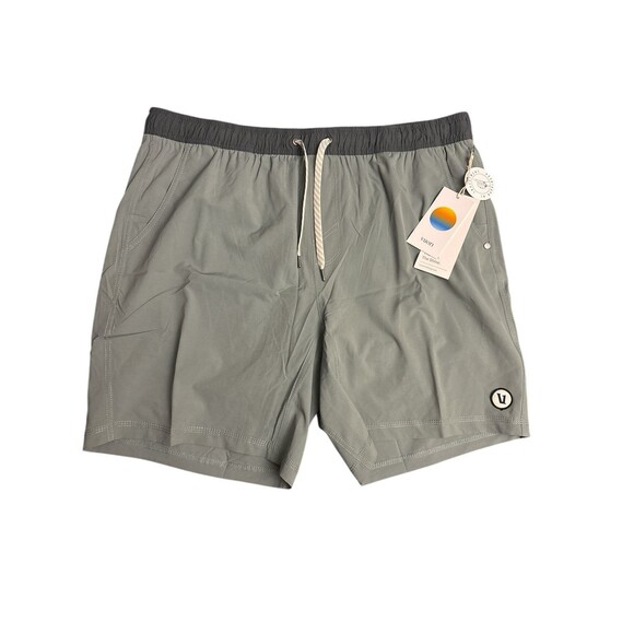 Vuori Men’s Kore Lined Shorts 7.5" Inseam Color Stormy Sz XXL New w/tag - Picture 1 of 3